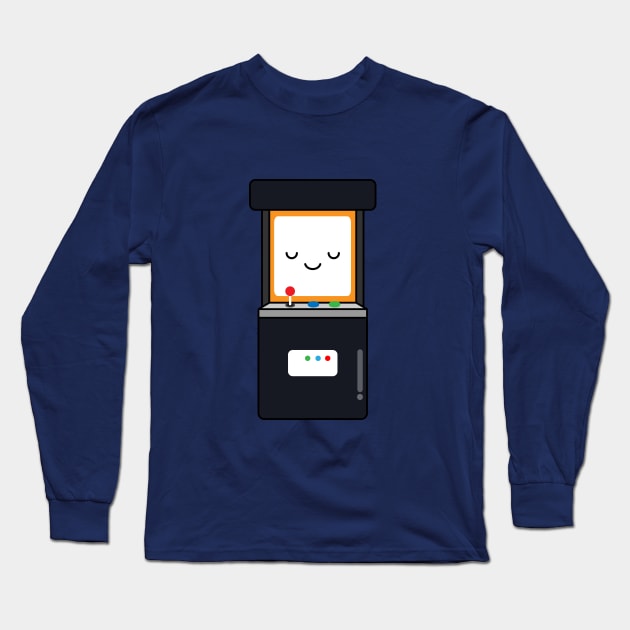 Arcade Machine Long Sleeve T-Shirt by WildSloths